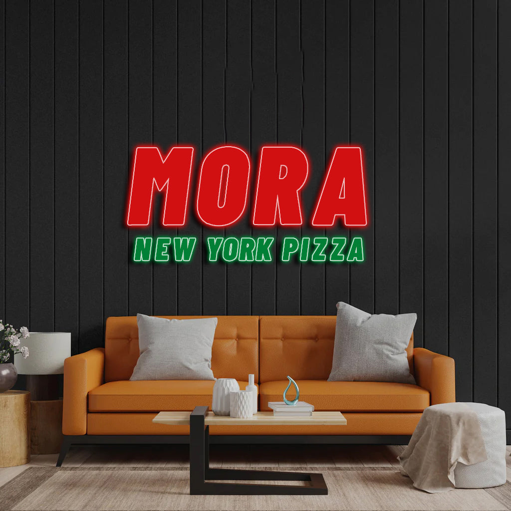 MORA New York Pizza - Premium Neon Artwork