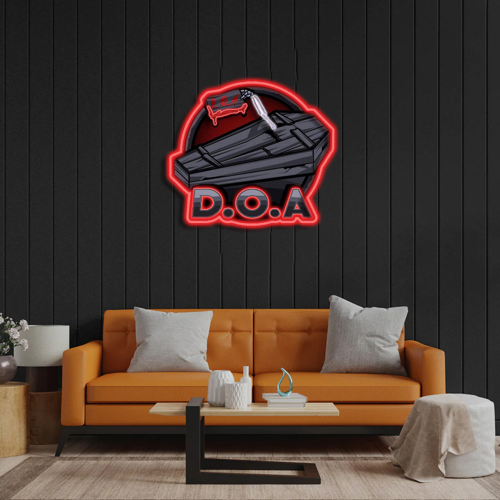 D.O.A. - Premium Neon Artwork