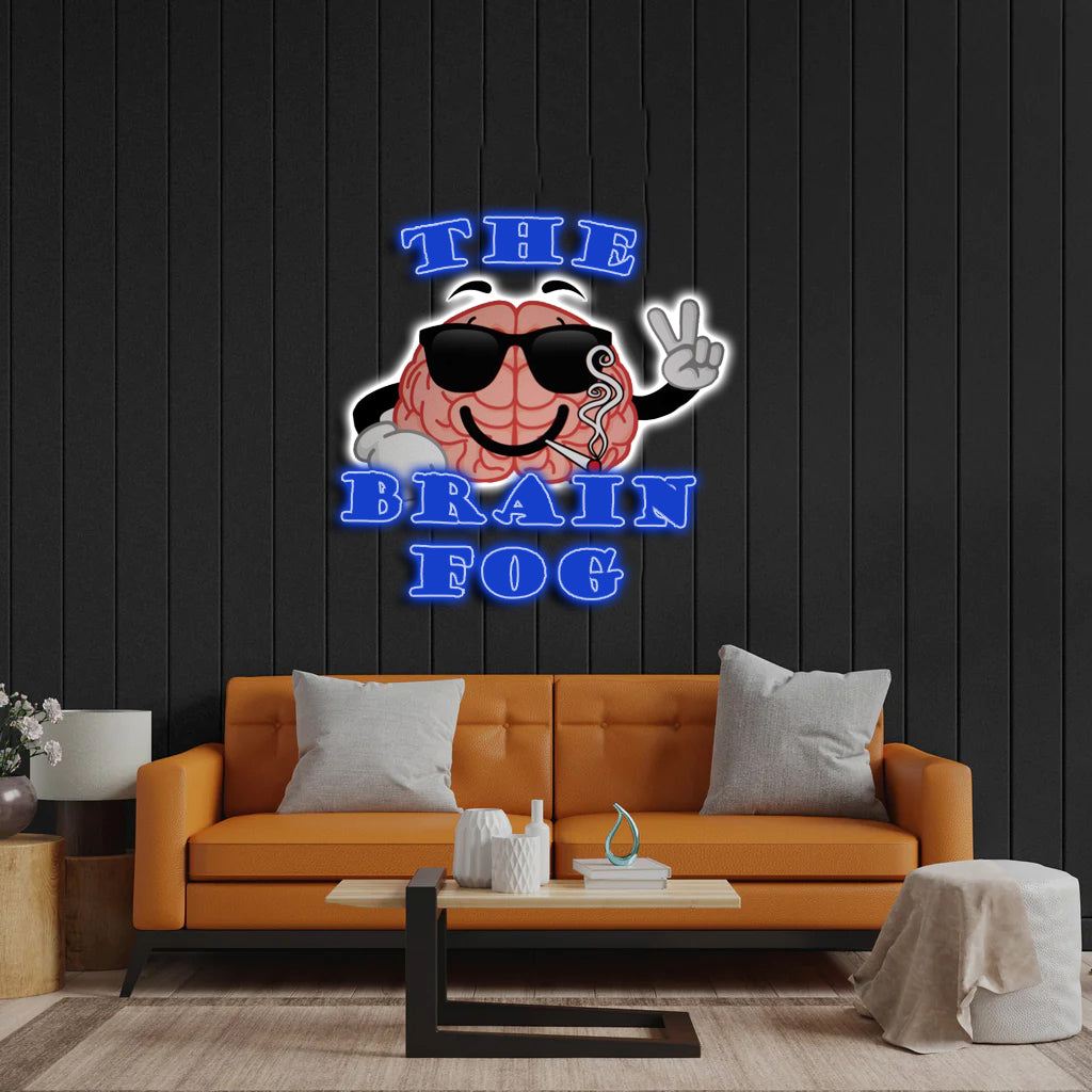 The Brain Fog - Premium Neon Artwork