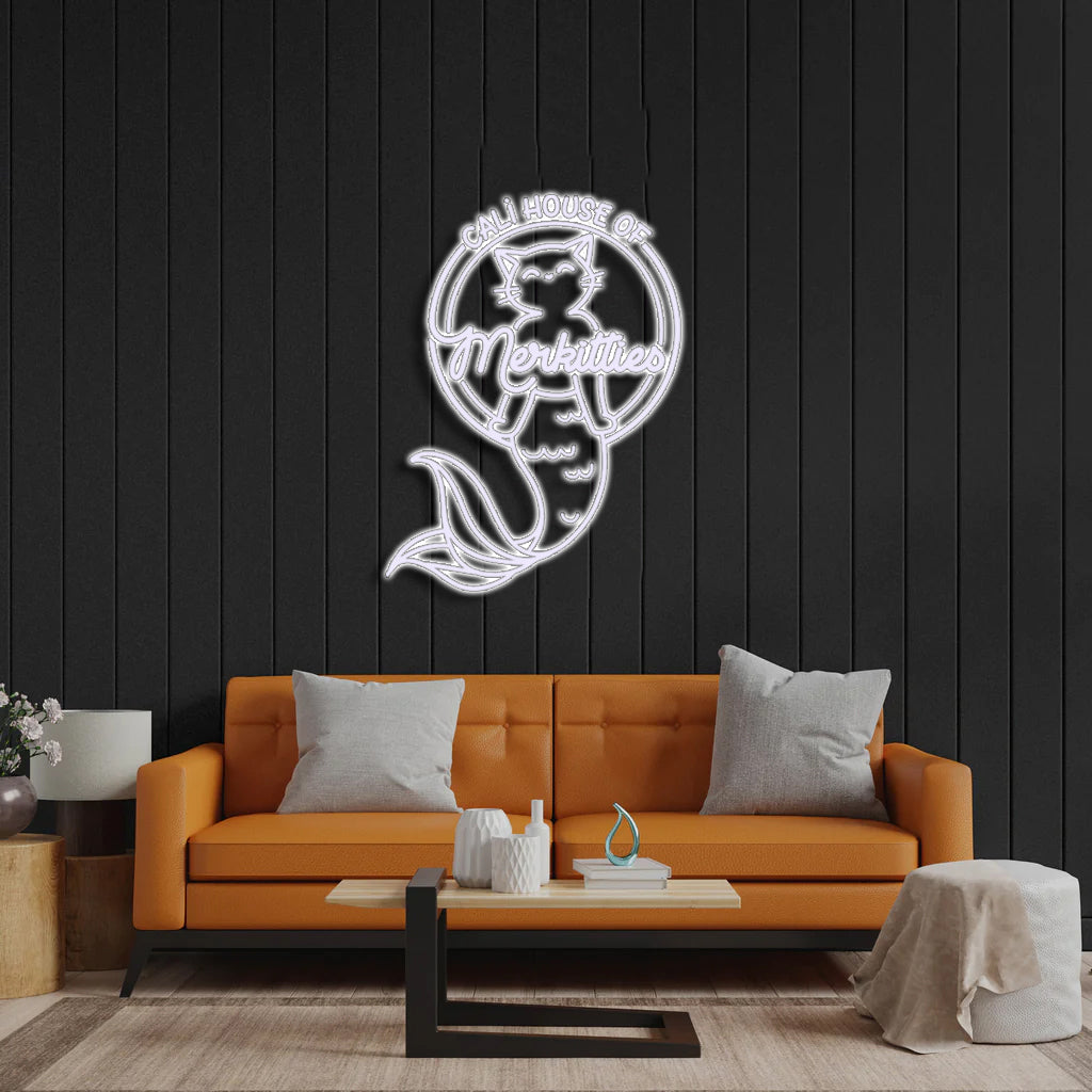 Merkitties - Premium Neon Artwork