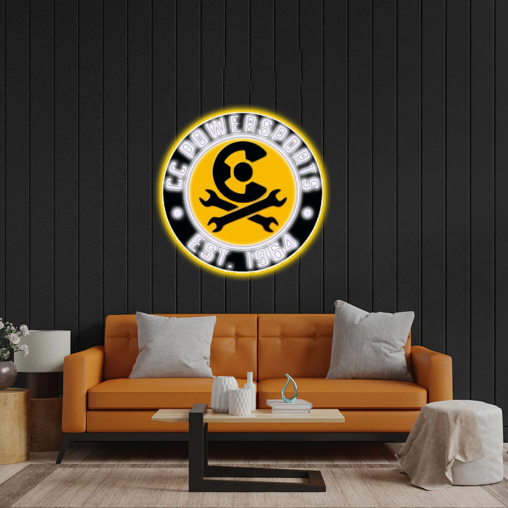 CC Powersports - Premium Neon Artwork