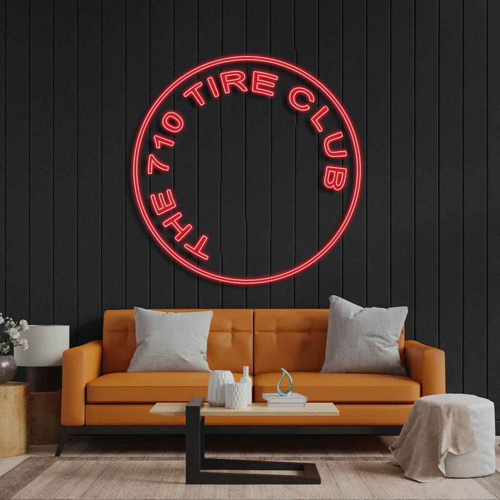 The 710 Tire Club - Premium Neon Artwork