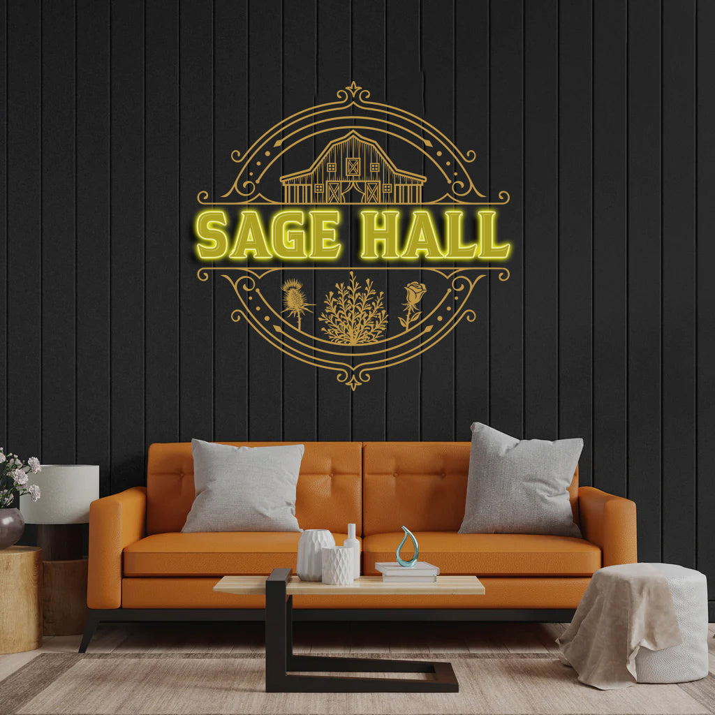Sage Hall - Premium Neon Artwork