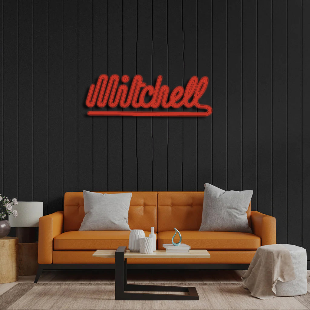 Mitchell (25 inch) - Premium Neon Artwork