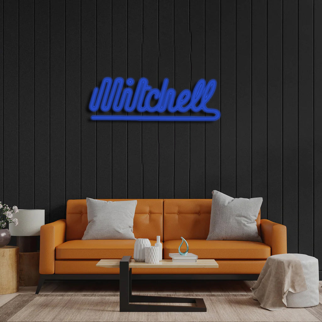 Mitchell (25 inch) - Premium Neon Artwork