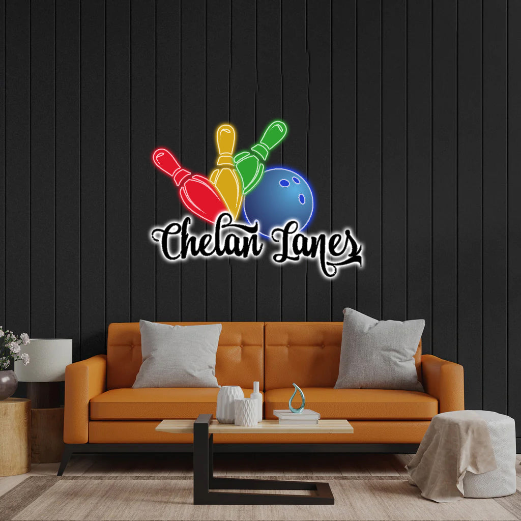 Chelan Lanes - Premium Neon Artwork