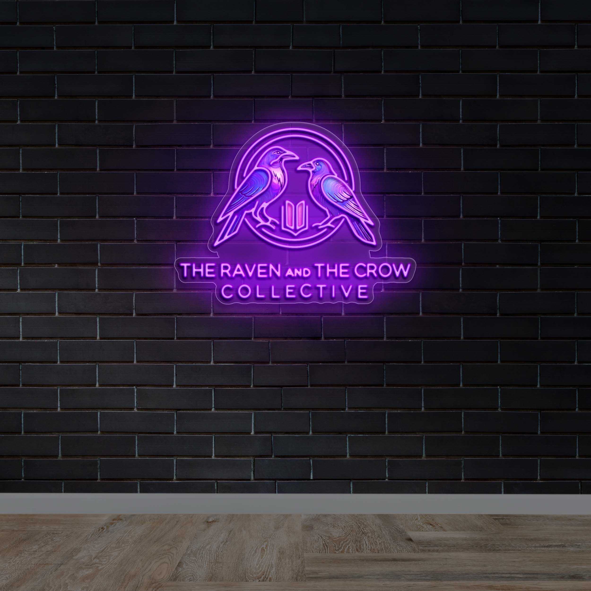 The Raven and the Crow Collective - Premium Neon Artwork