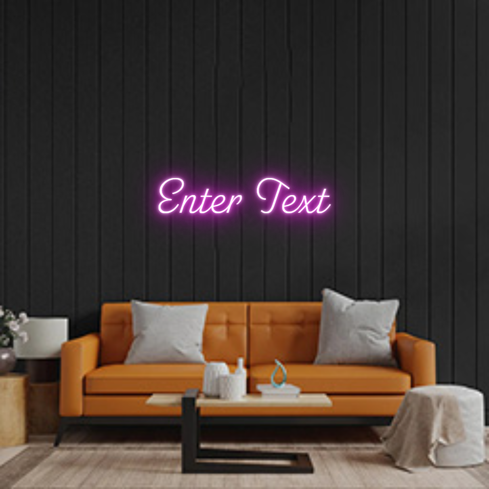 Custom Neon: Enter Text