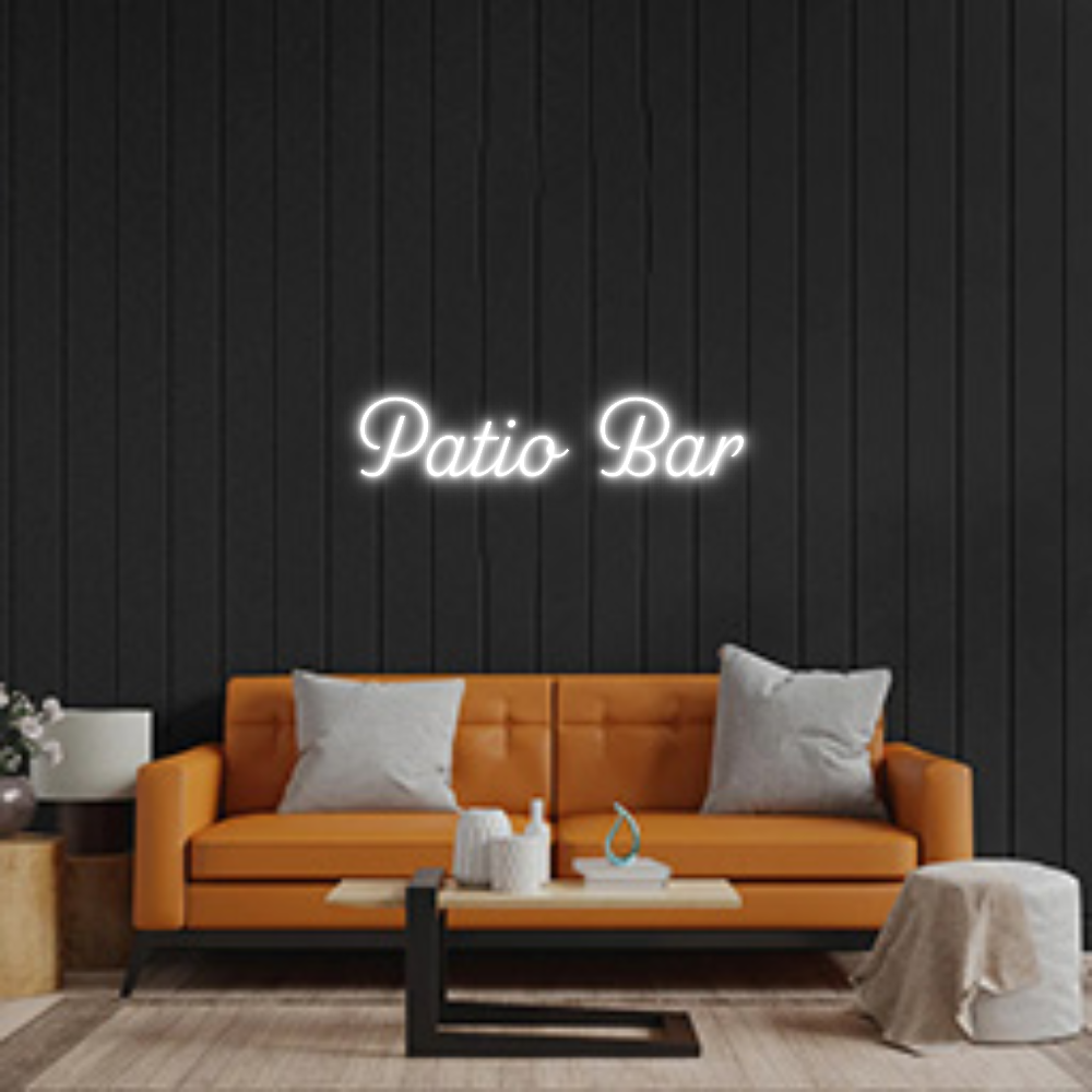 Custom Neon: Patio Bar