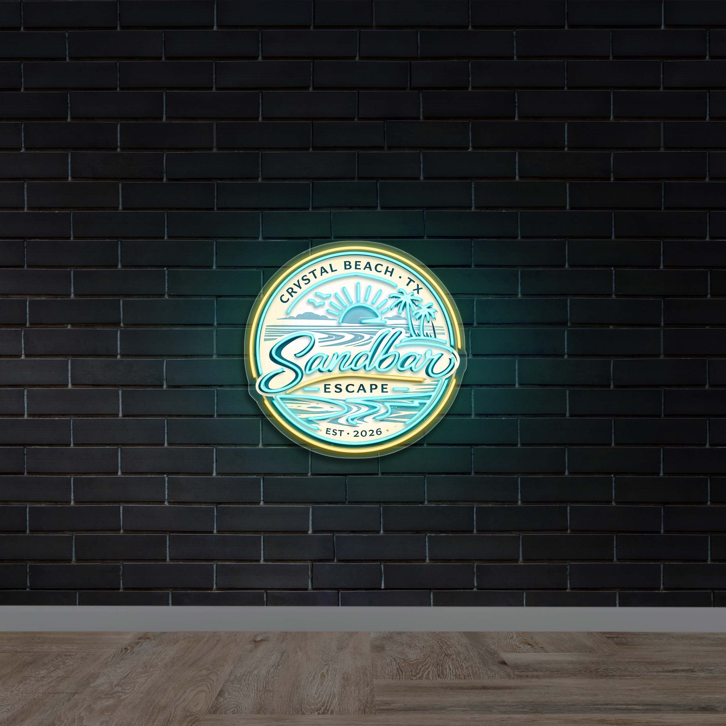 Sandbar - Premium Neon Artwork