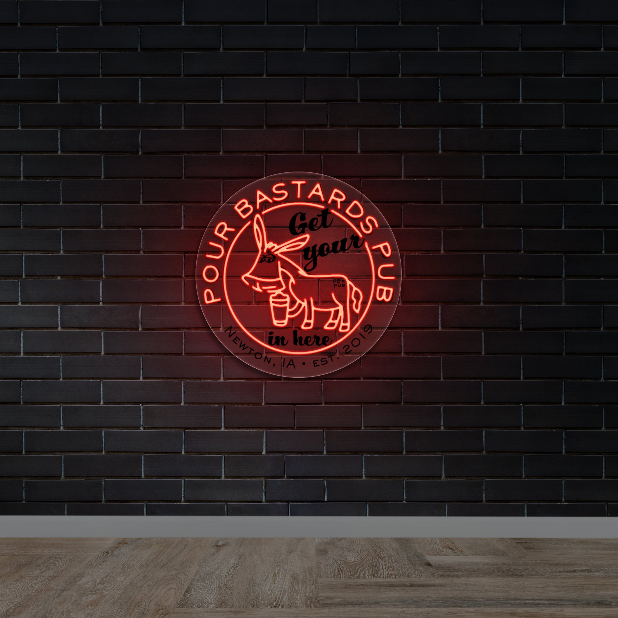 POUR BASTARDS PUB - Premium Neon Artwork