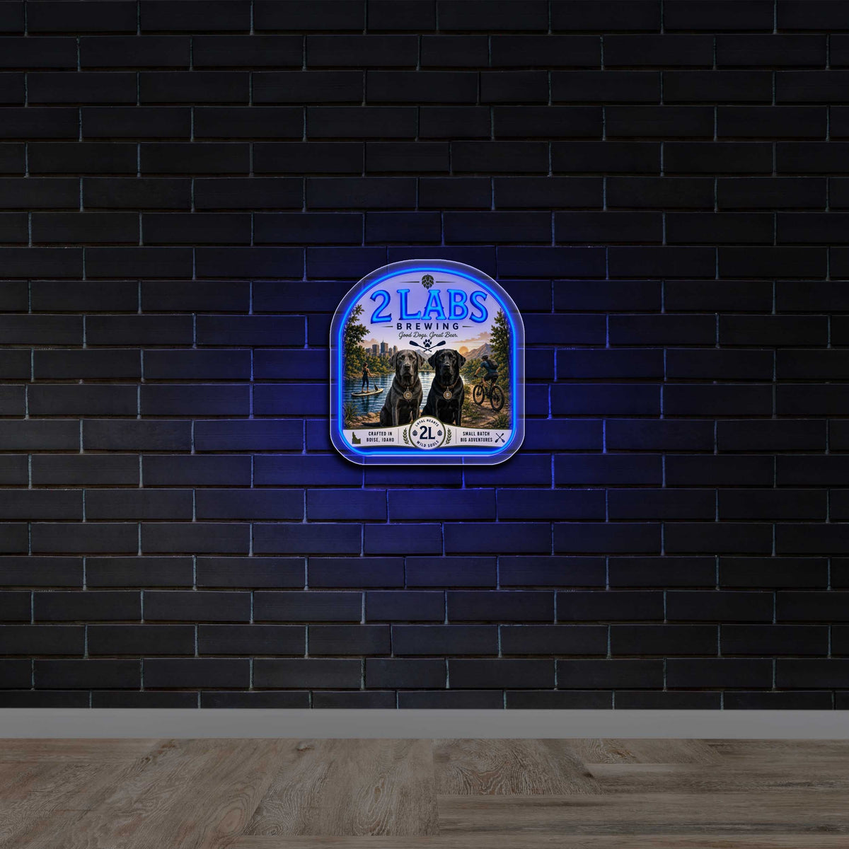 2 LABS BREWING - Premium Neon Artwork