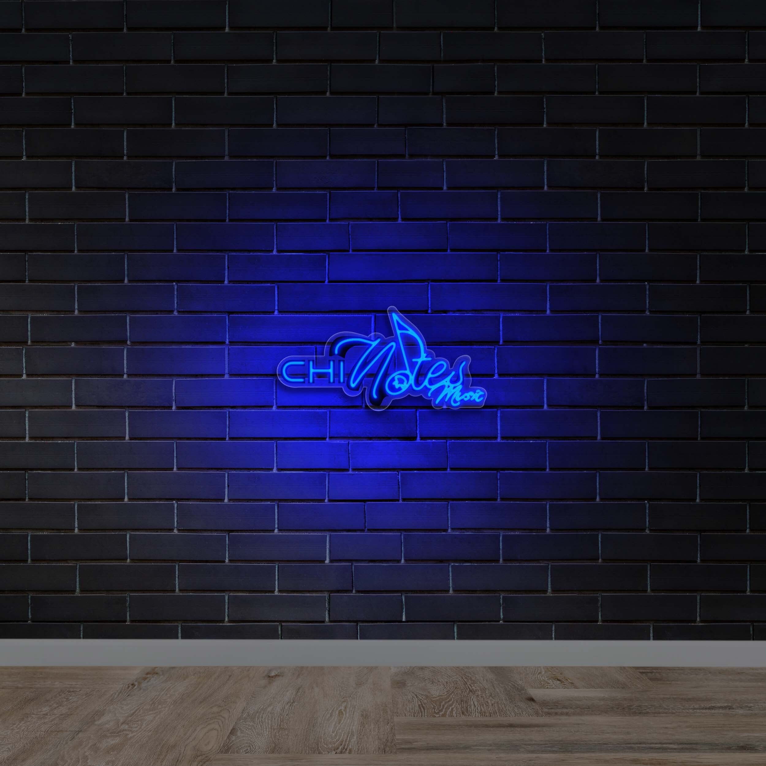 CHI Notes Music - Premium Neon Artwork