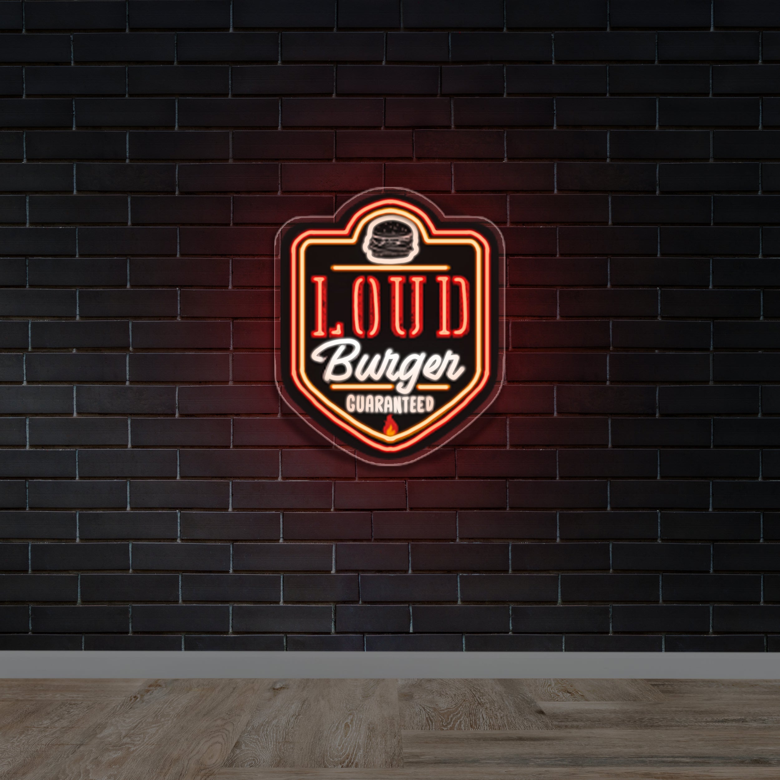 LOUD BURGER - Premium Neon Artwork