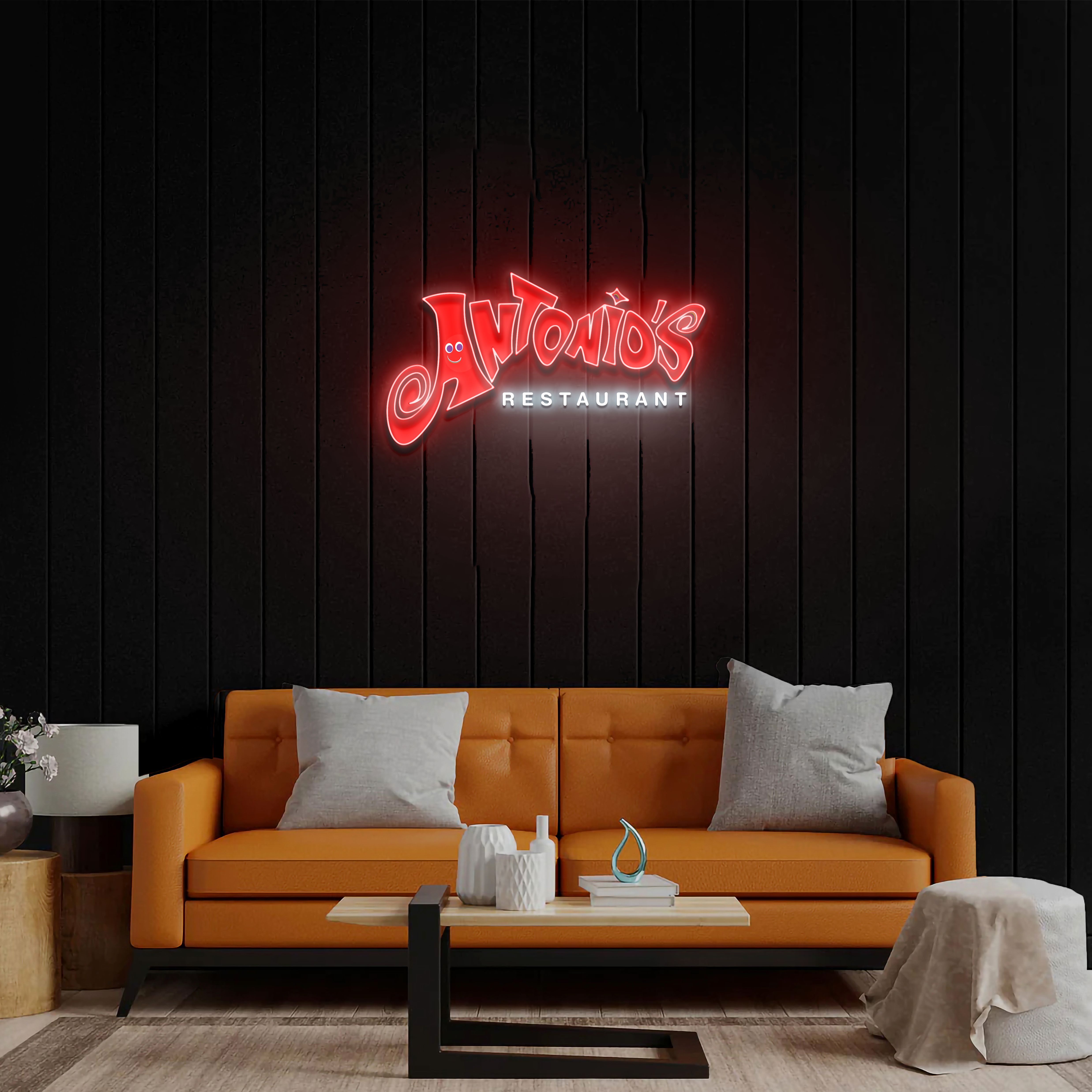 Antonio's Restaurant - Premium Neon Artwork