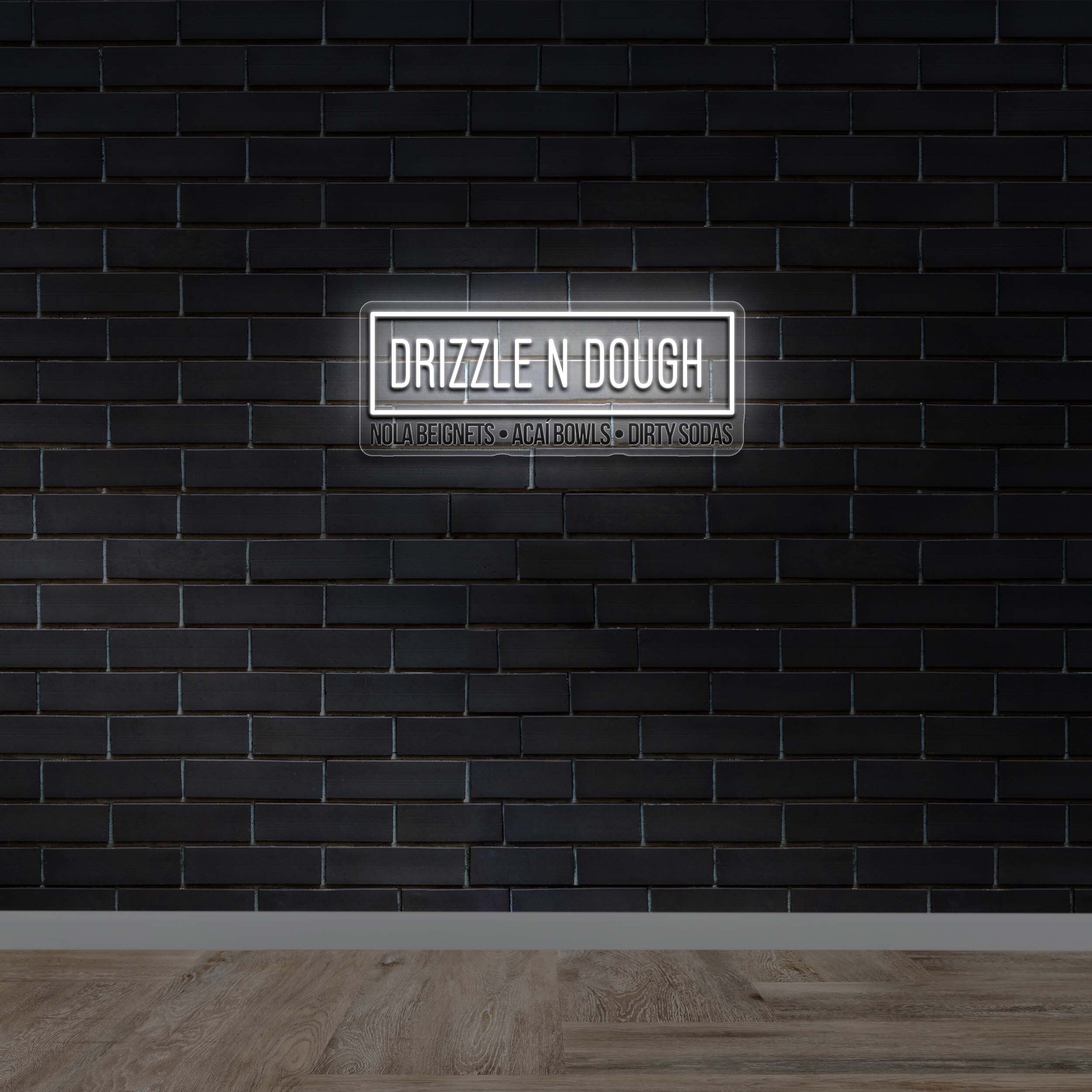 DRIZZLE N DOUGH - Premium Neon Artwork