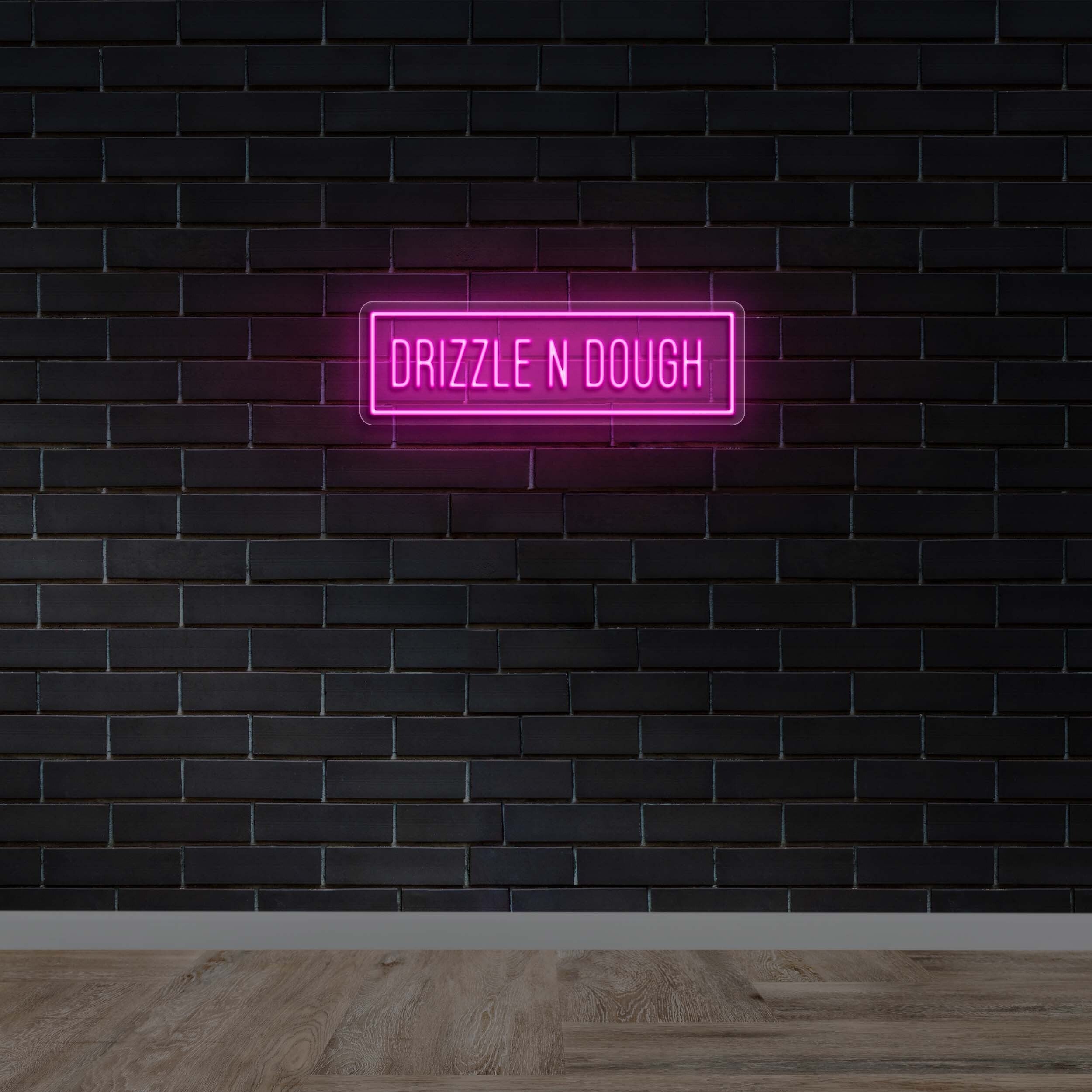 DRIZZLE N DOUGH - Premium Neon Artwork