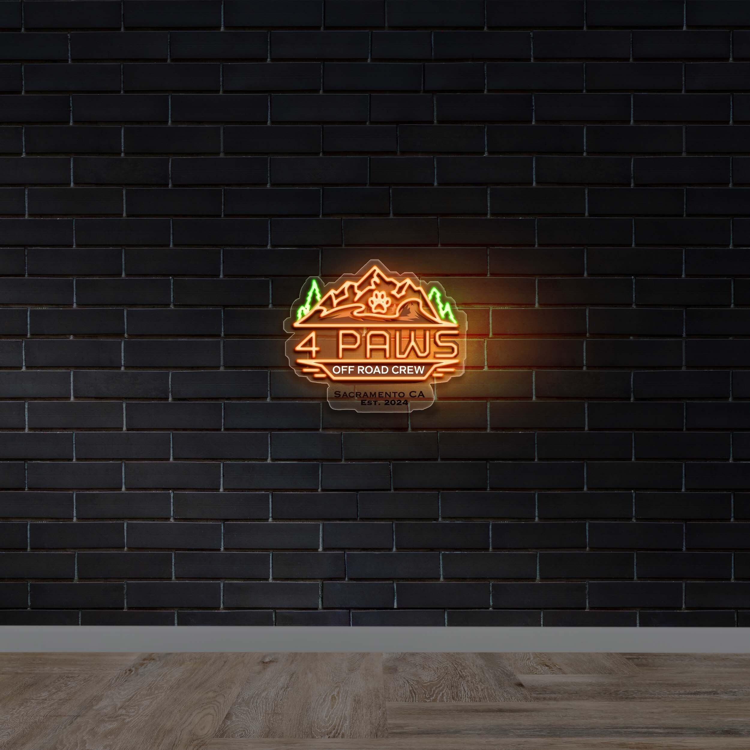 4 PAWS - Premium Neon Artwork