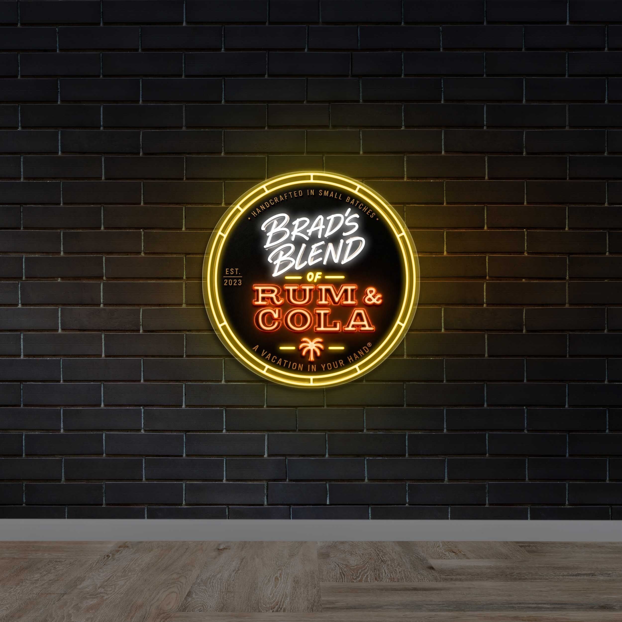 Brad’s Blend - Premium Neon Artwork
