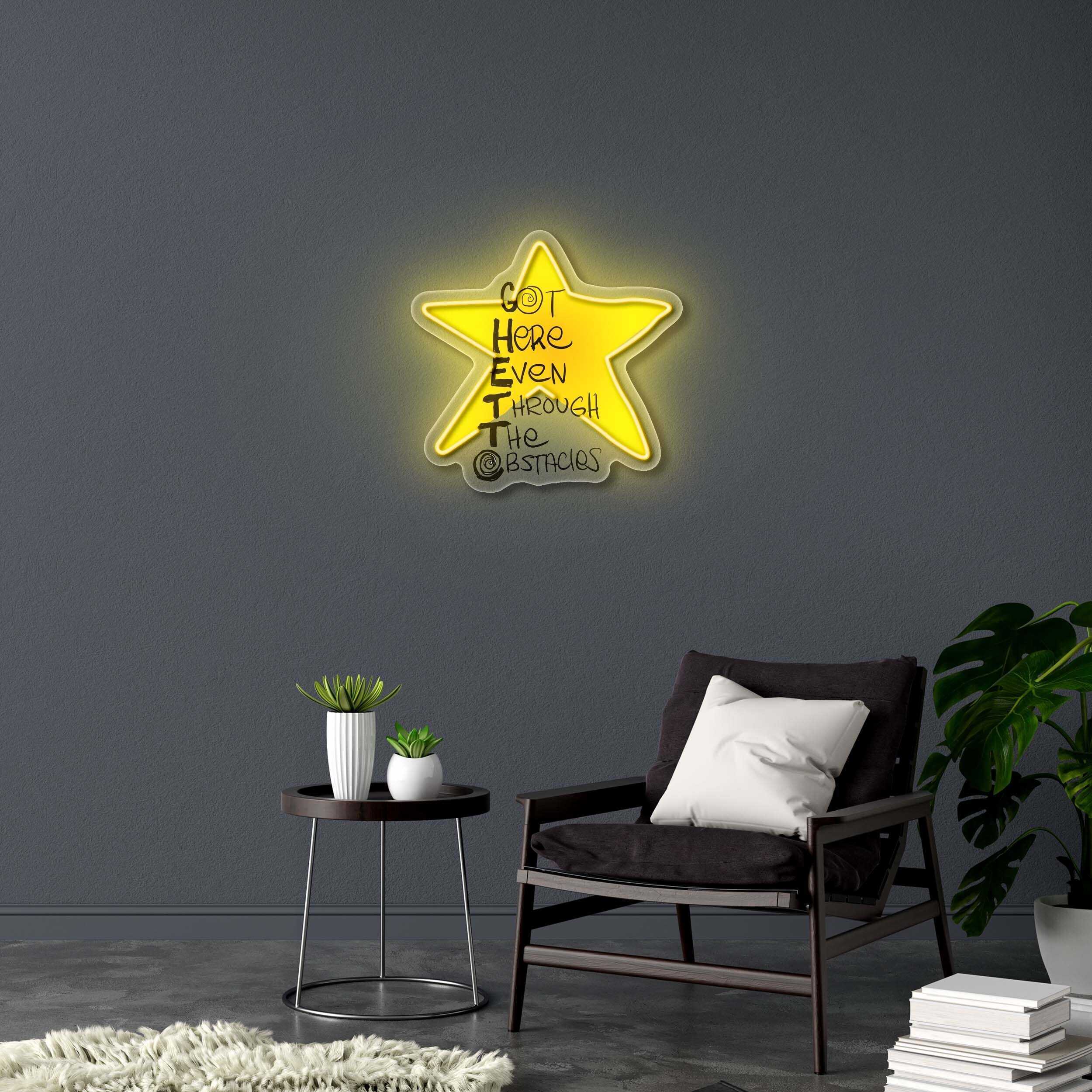 The Star - Premium Neon Artwork
