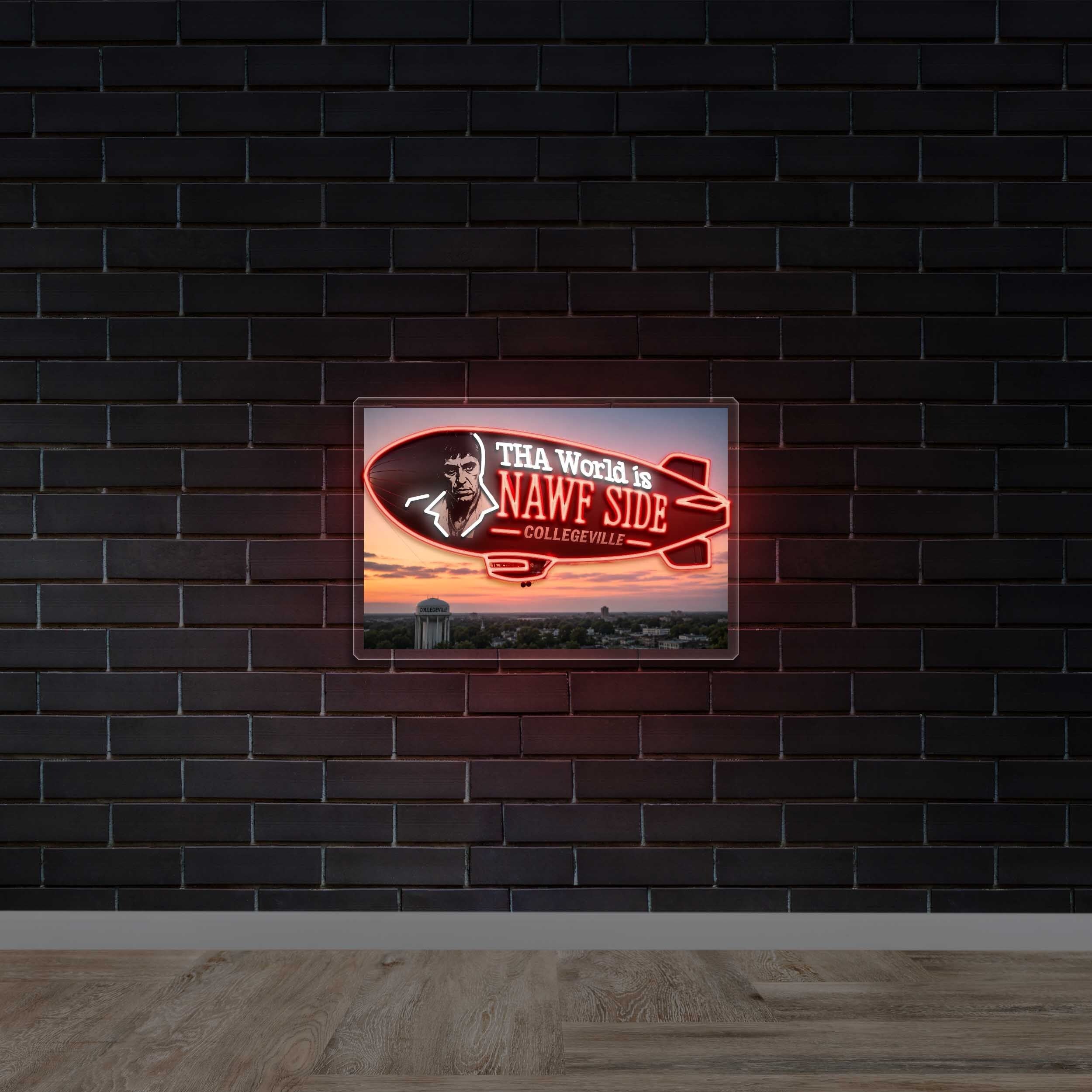 THA World is NAWF Side - Premium Neon Artwork
