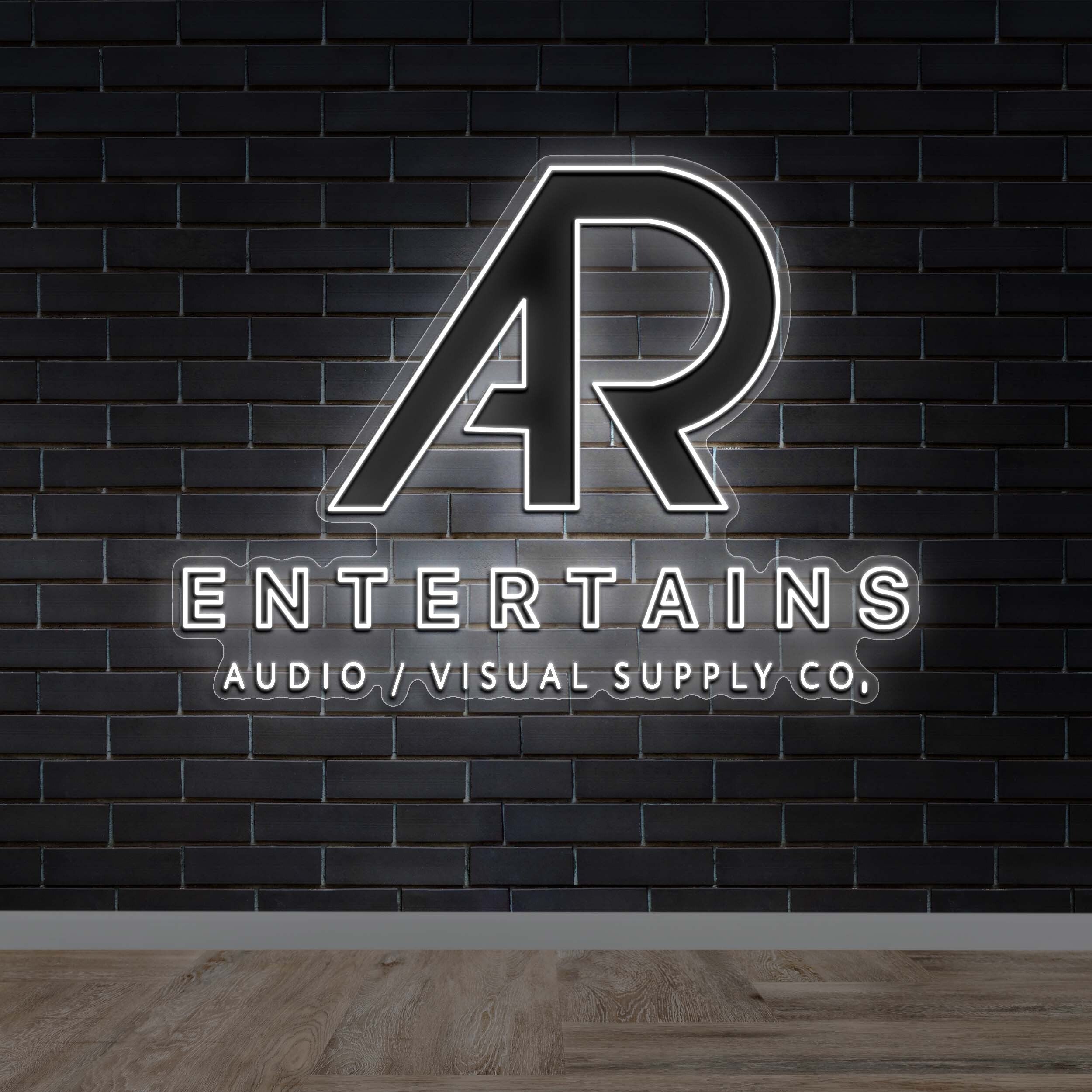 AR Entertains Audio Visual Supply Co. - Premium Neon Artwork