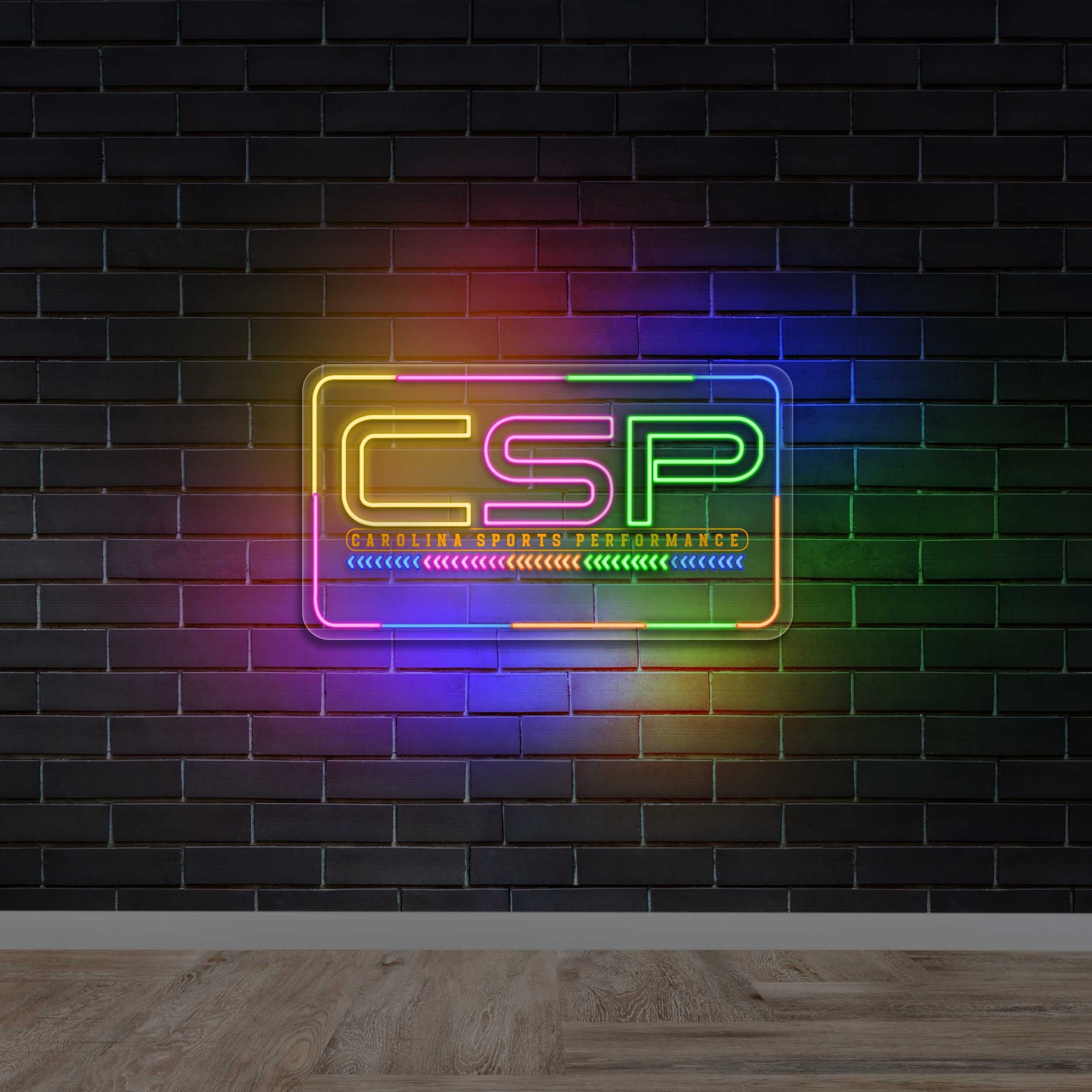 Carolina Sports Performance - Premium Neon Artwork