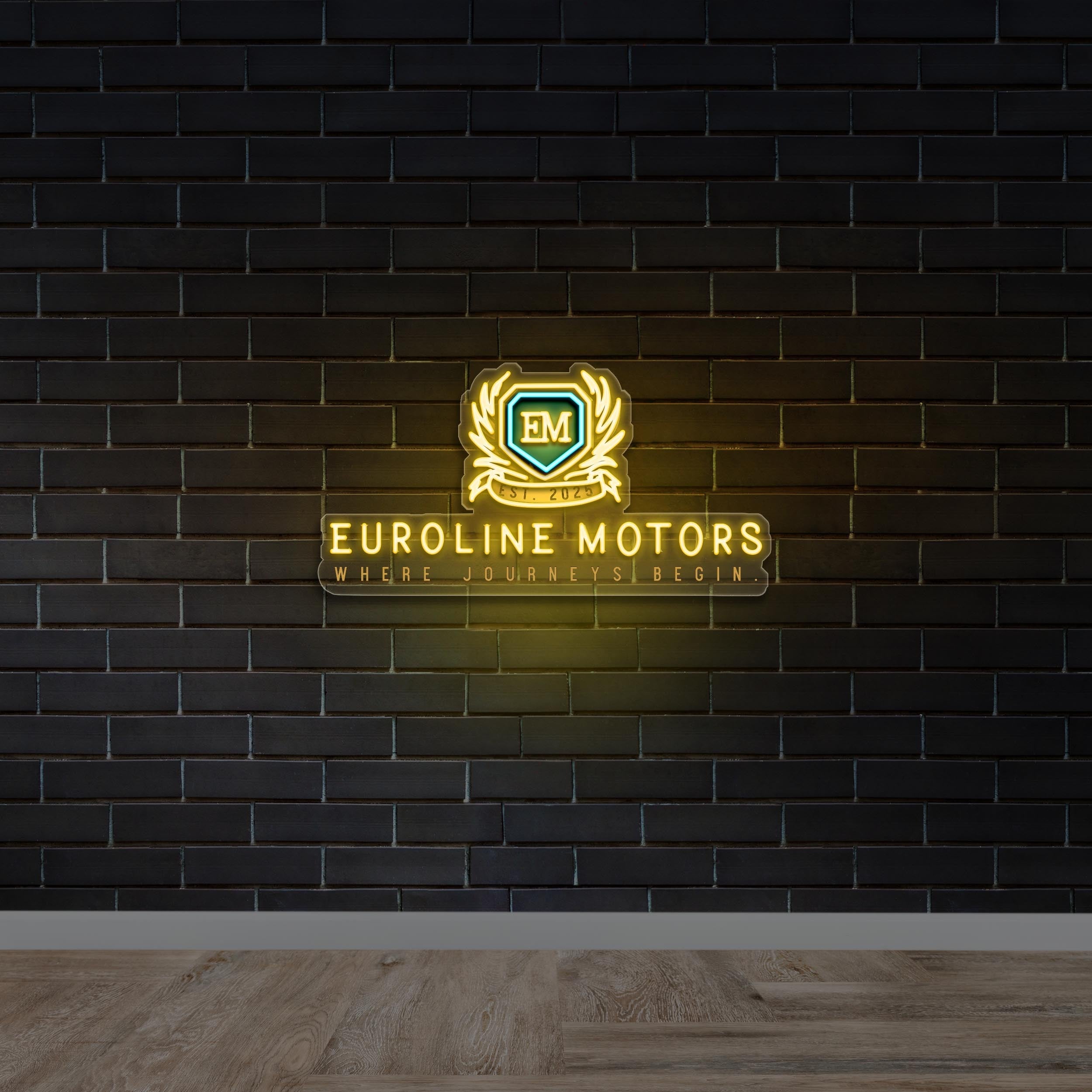 EUROLINE MOTORS - Premium Neon Artwork