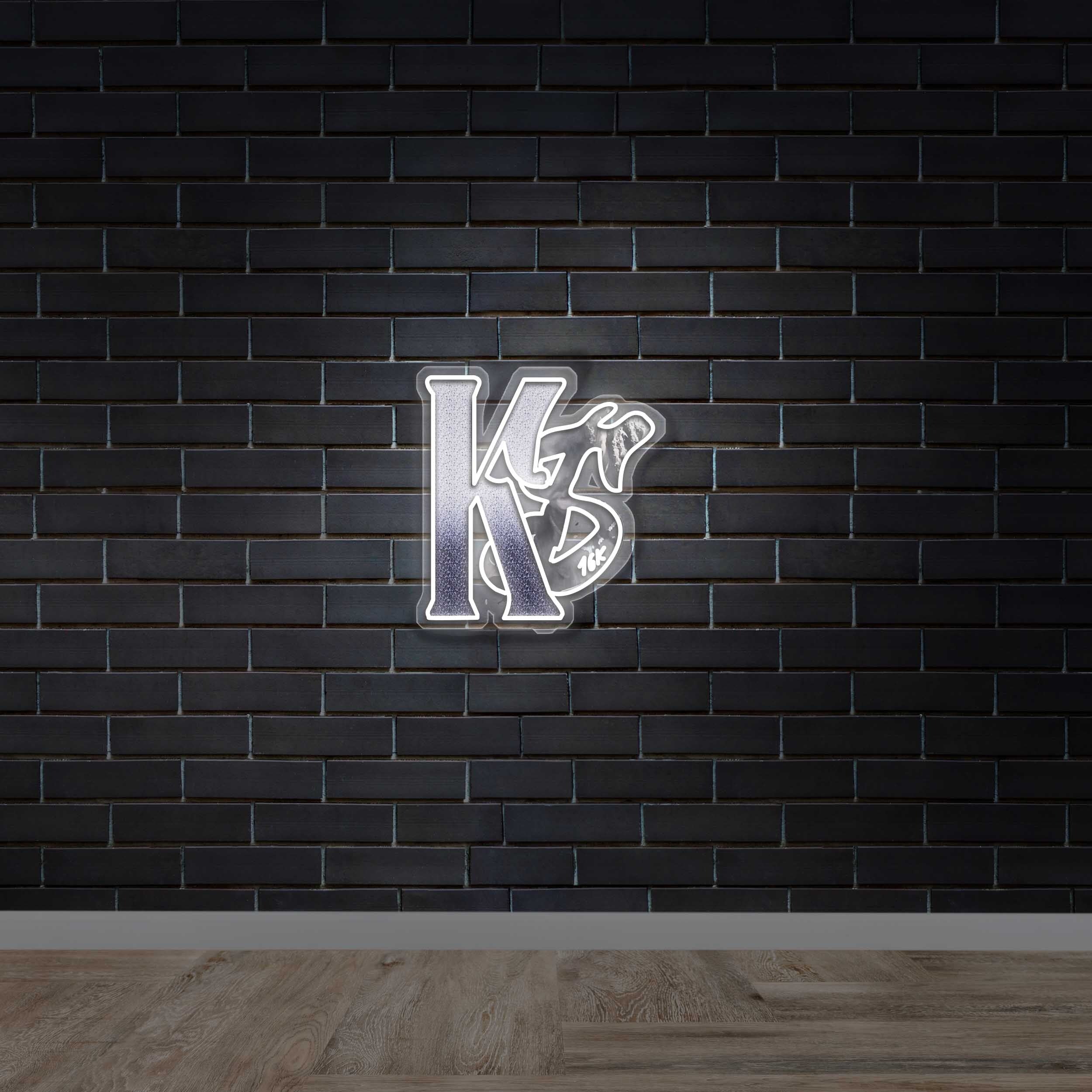 KJ 16K - Premium Neon Artwork