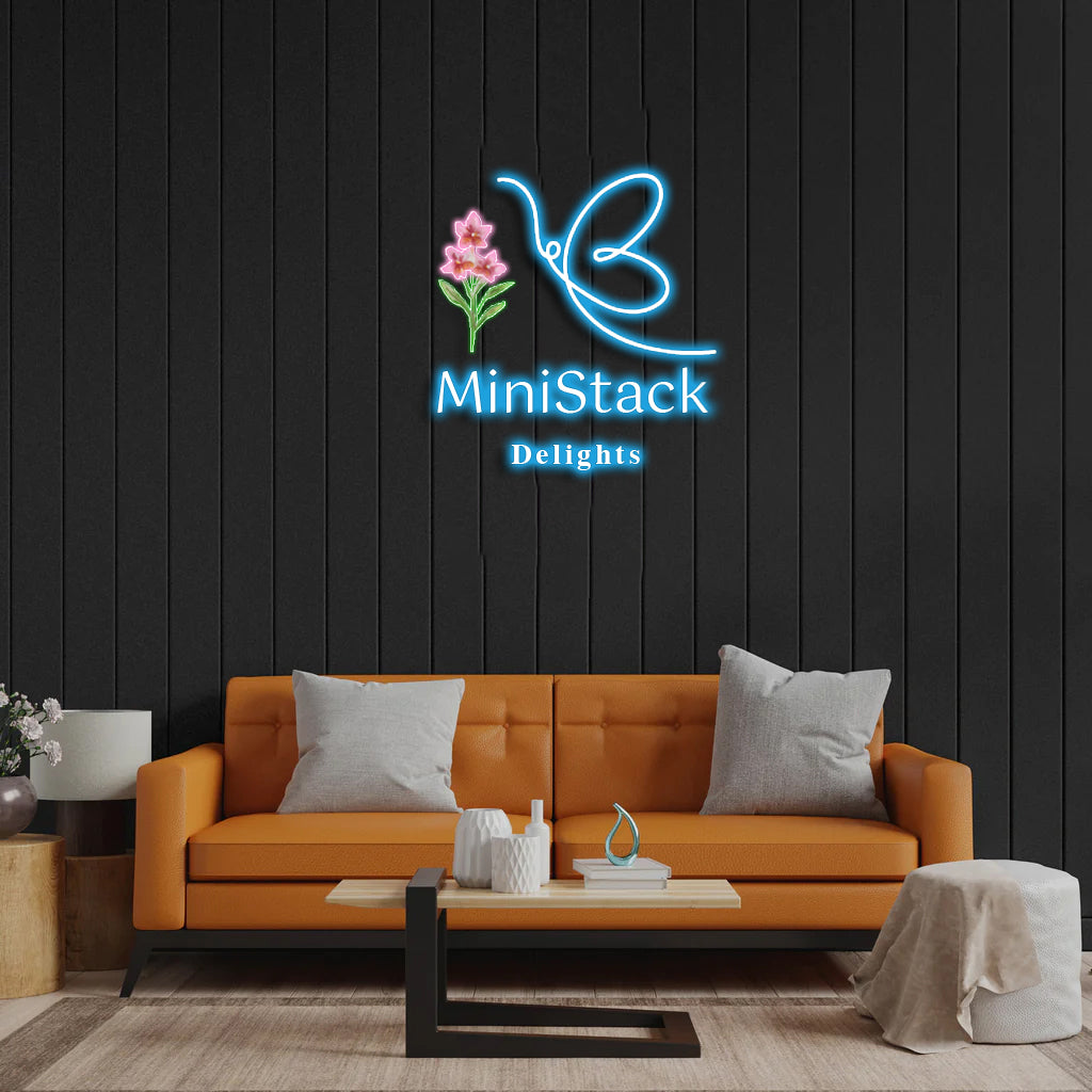 MiniStacks Delights - Premium Neon Artwork