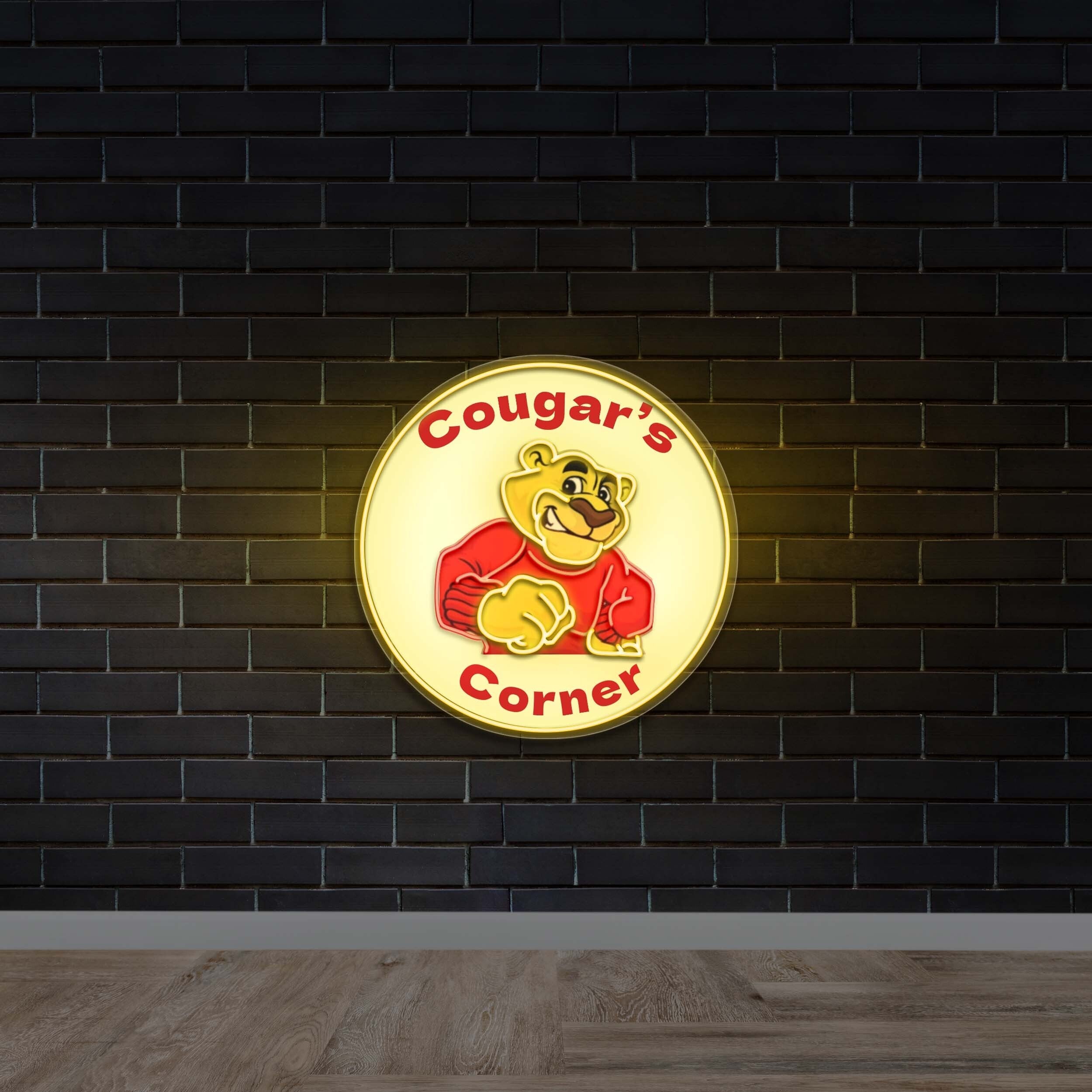 Cougar's Corner - Premium Neon Artwork