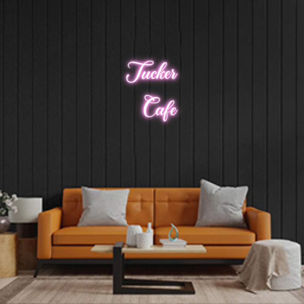 Custom Neon: Tucker
Cafe