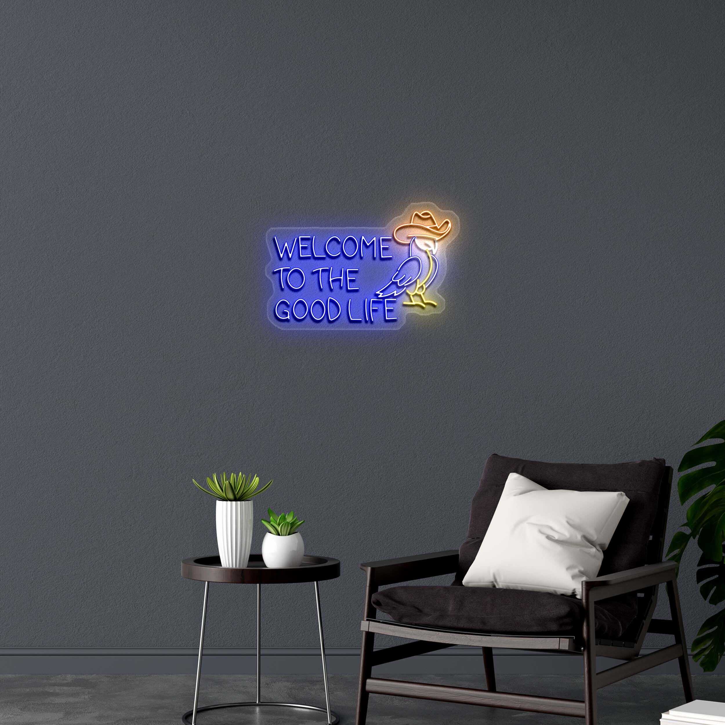 WELCOME TO THE GOOD LIFE | 2nd Version - Premium Neon Artwork