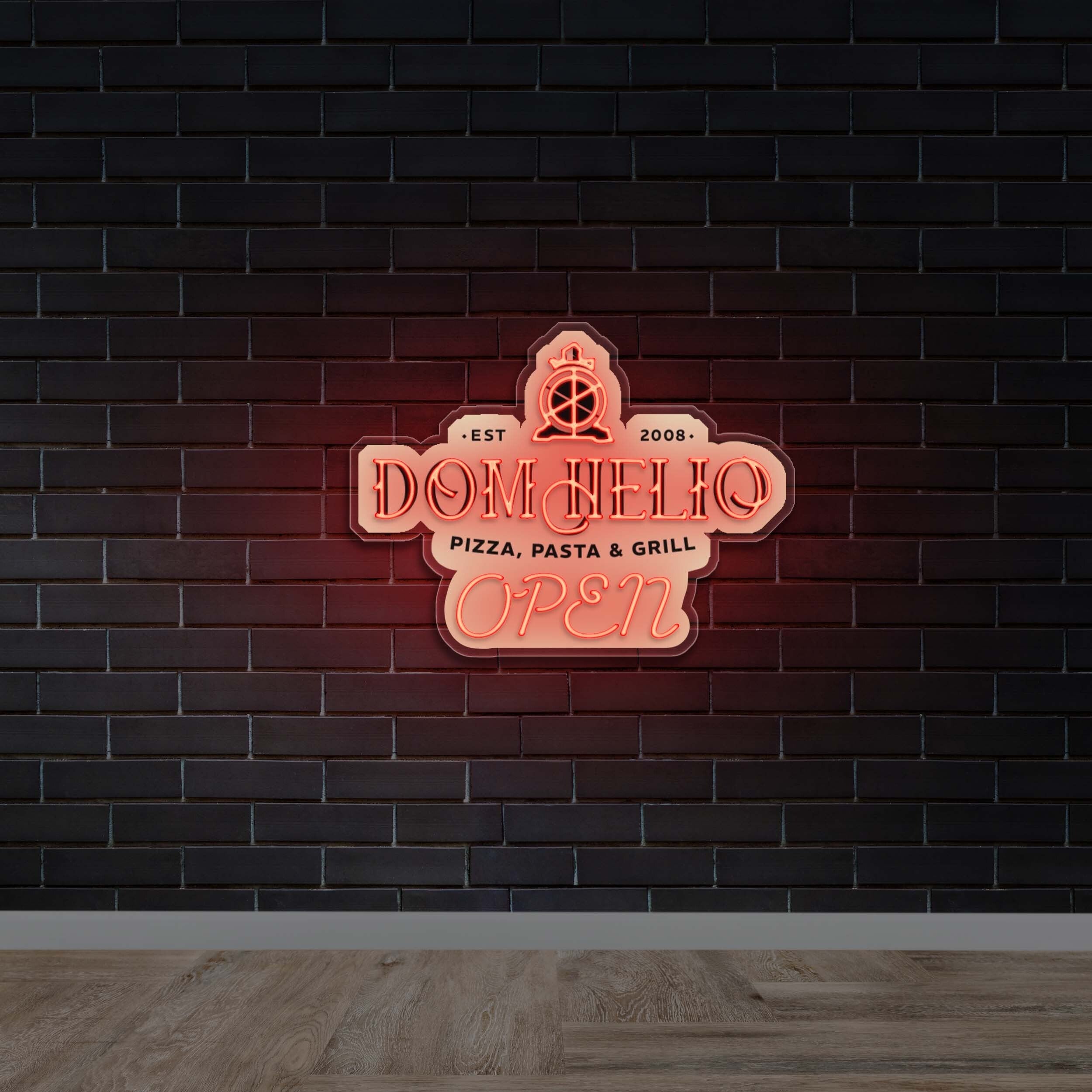 Dom Helio - Premium Neon Artwork
