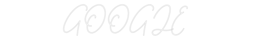 Custom Neon Sign: GOOGLE
