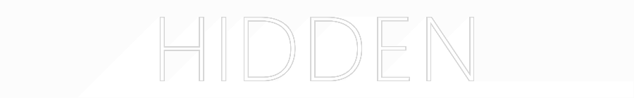 Custom Neon Sign: HIDDEN
