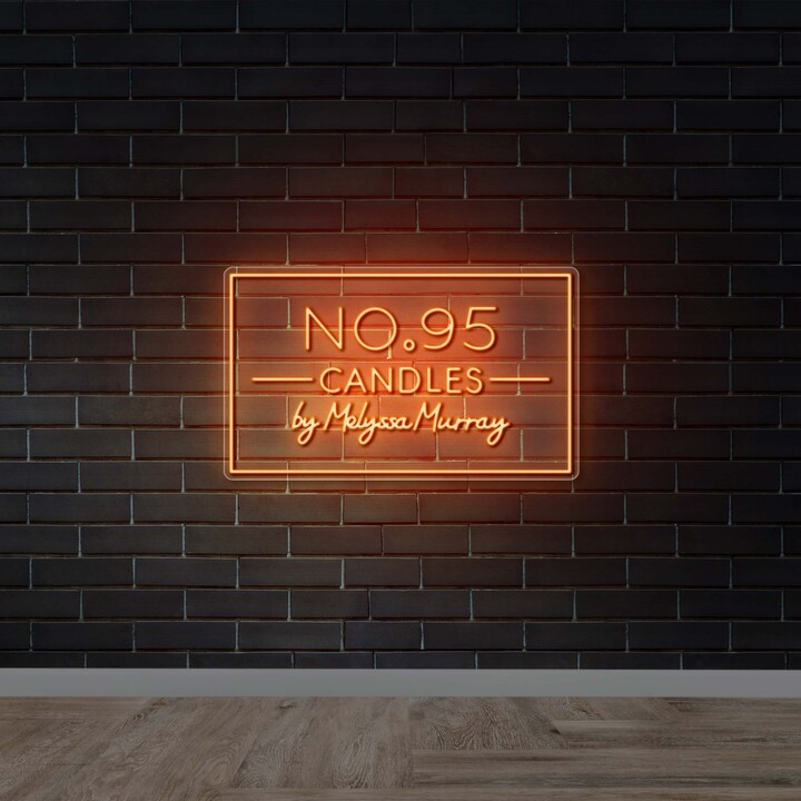 NO.95 CANDLES by Melyssa Murray - Premium Neon Artwork