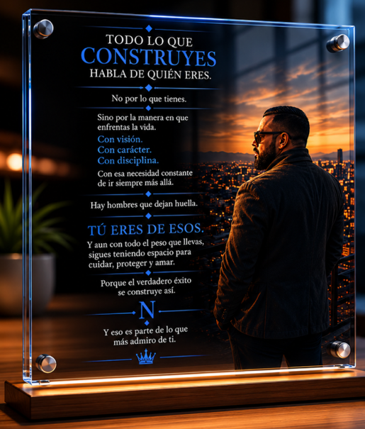 Todo Lo Que Construyes | UV Print Only - Premium Neon Artwork