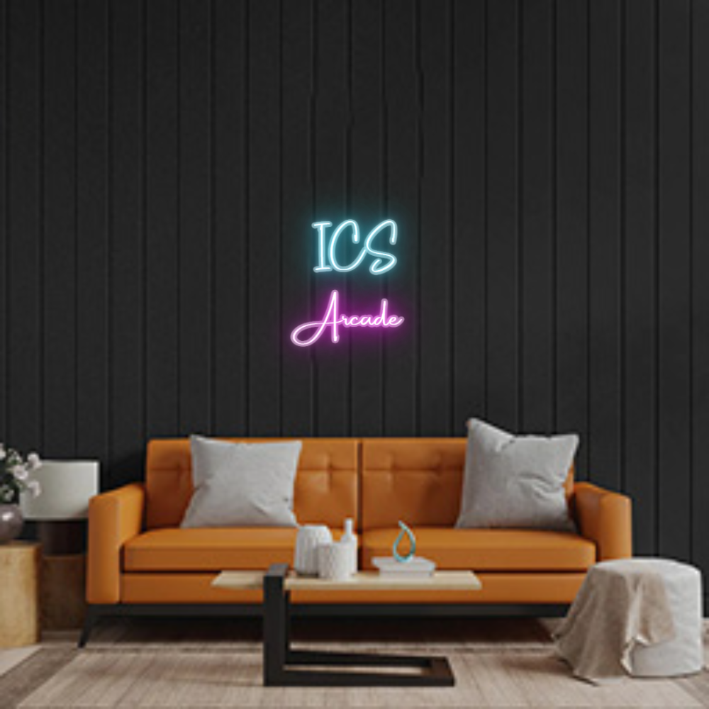 Custom Neon Sign: ICS
Arcade