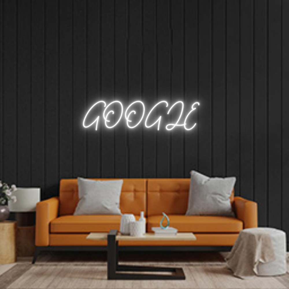 Custom Neon Sign: GOOGLE