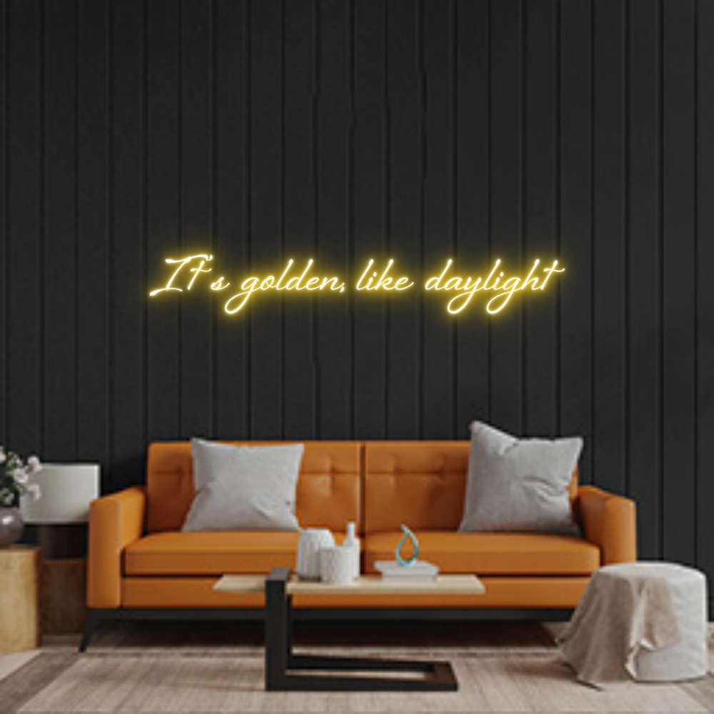 Custom Neon: It’s golden, ...