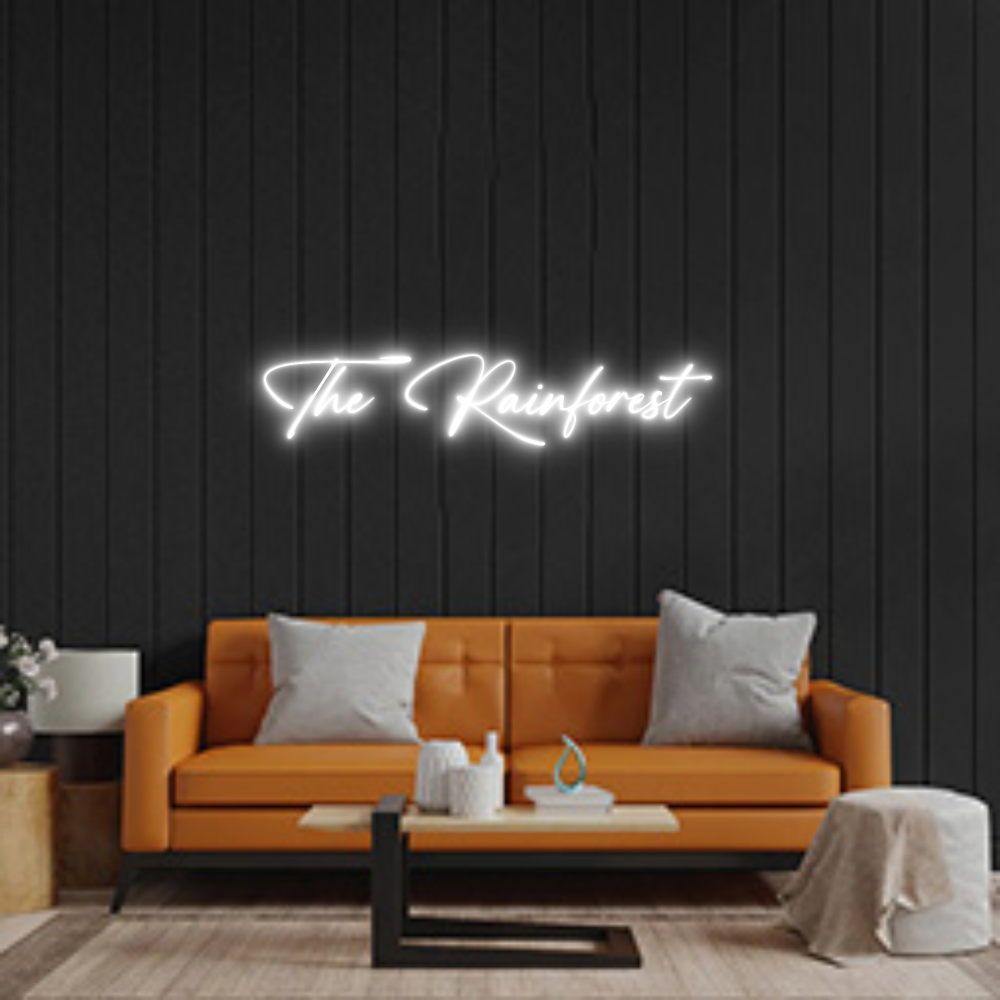 Custom Neon Sign: The Rainforest