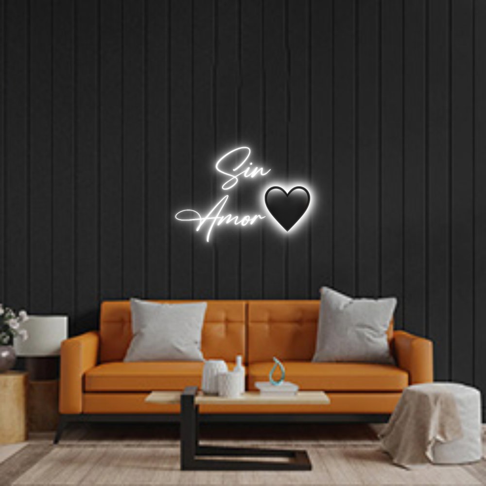 Custom Neon Sign: Sin
Amor🖤