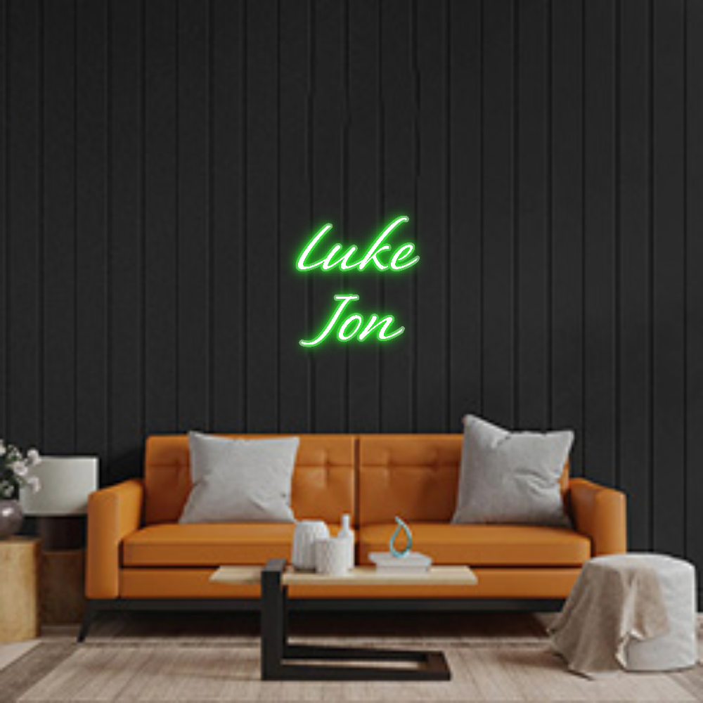 Custom Neon Sign: Luke
Jon