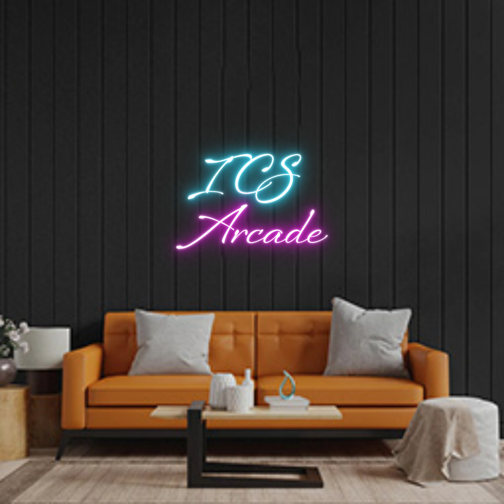 Custom Neon Sign: ICS
Arcade