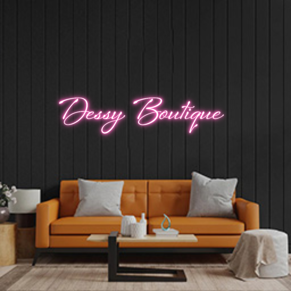 Custom Neon: Dessy Boutique