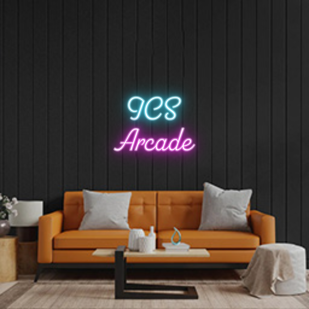 Custom Neon Sign: ICS
Arcade
