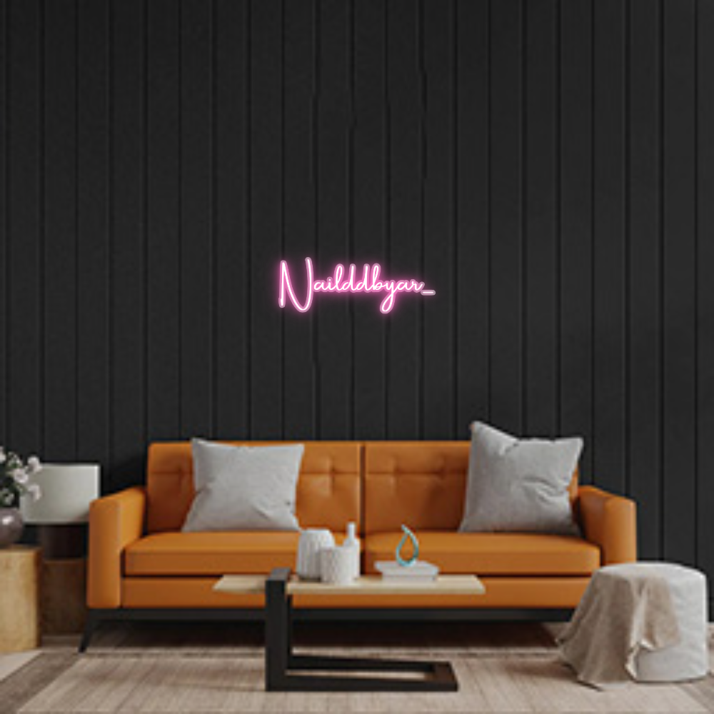 Custom Neon Sign: Nailddbyar_