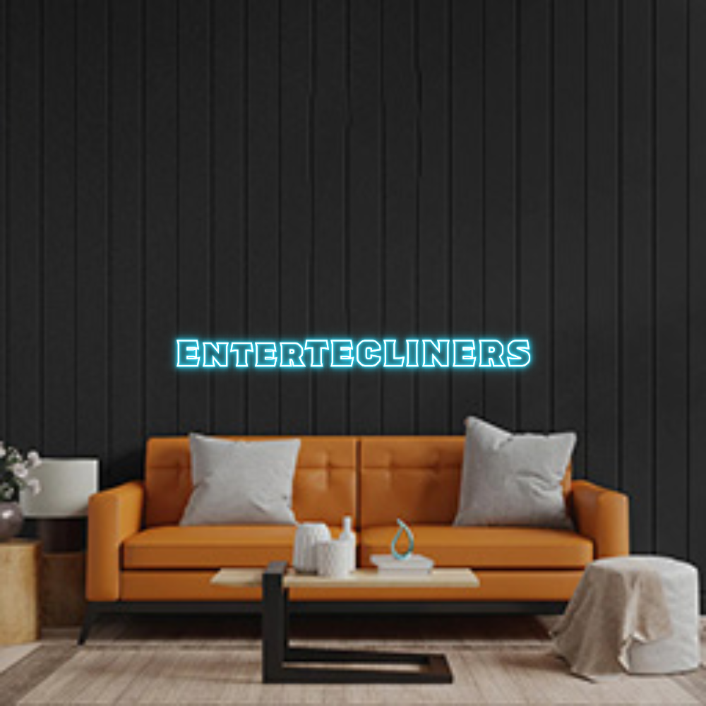 Custom Neon Sign: EnterTECLINERS