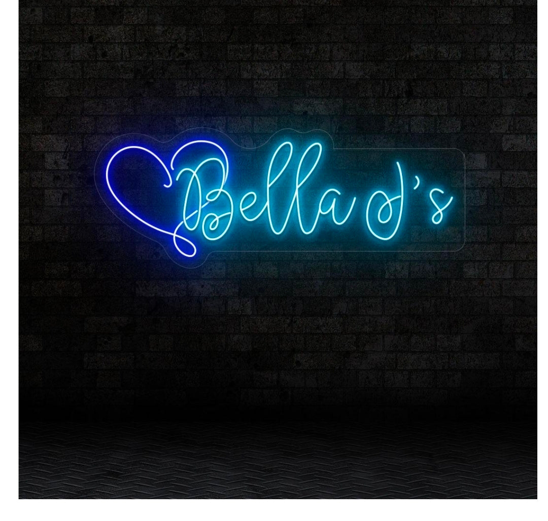 Bella J's - Premium Neon Artwork